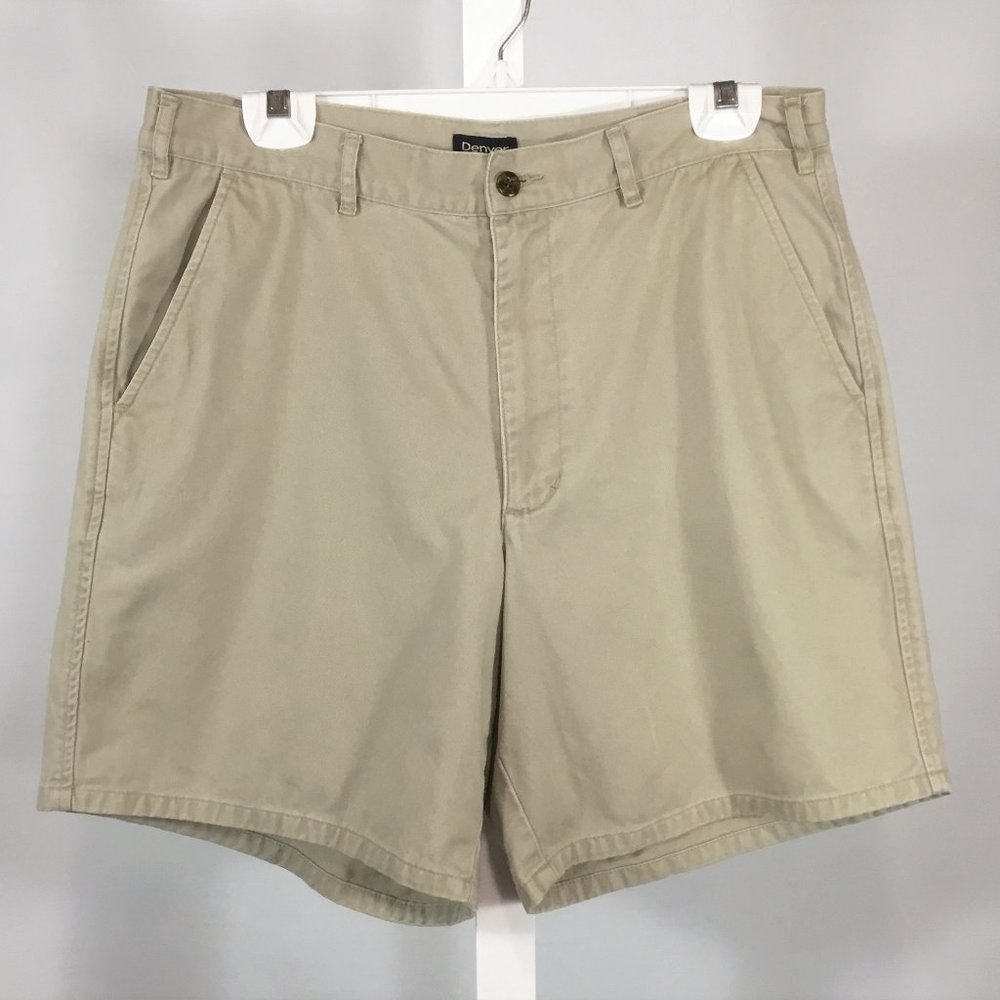 Denver Hayes Tan Cotton Shorts